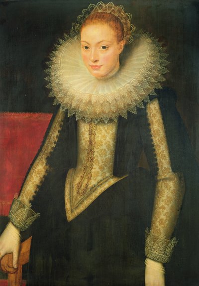 Porträt einer Dame am Hof von Königin Elisabeth I. von Marcus Gheeraerts